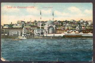 Turkey Postcard Constantinople Levant To Argentina 1907 L@@K  