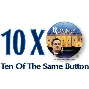 10 Mitt Romney Republican Tea Party President 2012 3 Political Button 