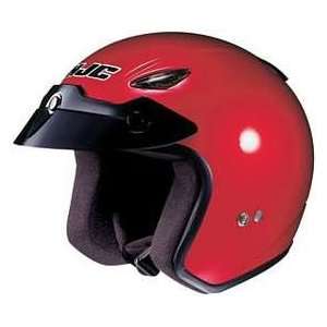   CRUISER Candy Red Size:XXS Motorcycle Open face helmet: Automotive