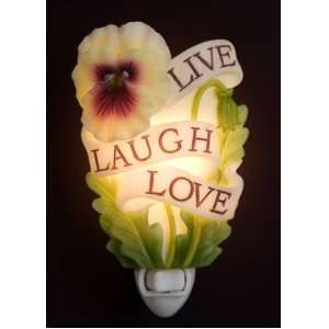  Live Laugh Love Night Light Ibis & Orchid Design