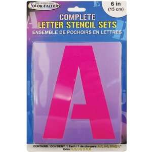  A Z Complete 6 Inch Letter Stencil Set