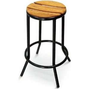  Sand Key Collection Backless Barstool with Black Frame 