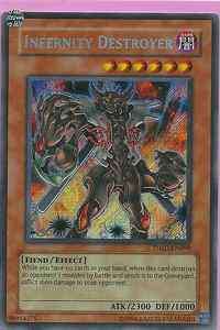 YUGIOH Infernity Destroyer Secret Rare TSHD EN098  