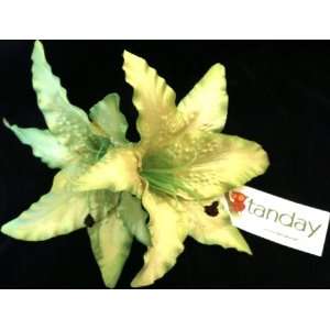  Tanday (Green) Real Looking Large Double Tiger Lily Flower 