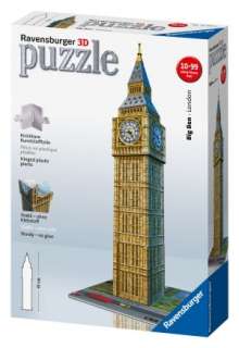 3D Big Ben 216 Piece Puzzle