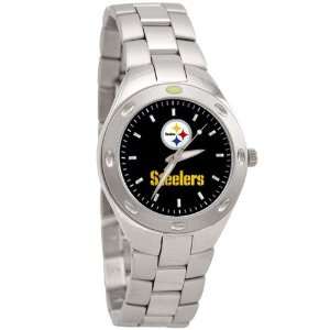   Steelers Mens Stainless Steel Touchdown Watch