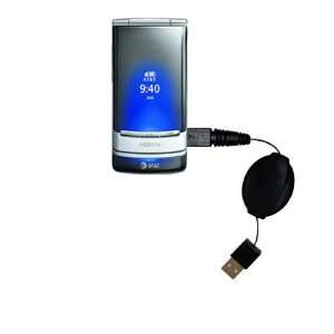Retractable USB Cable for the Nokia 6750 Mural with Power Hot Sync and 