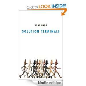 Solution terminale (Détours) (French Edition) Anne MARO  