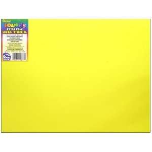  Darice Foamies Sheet 9x 12 6mm Yellow (5 Pack) Pet 