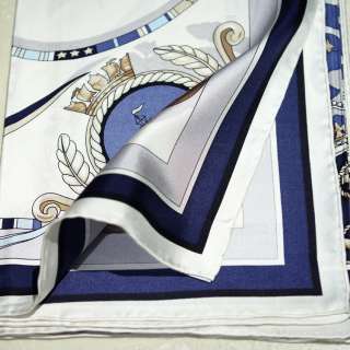   Silk Scarf ! 2012 New Navy Blue Style Art Square Size:35X35  