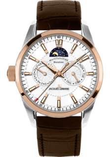 JACQUES LEMANS Watch 1596D Mens Liverpool Moon Phase  