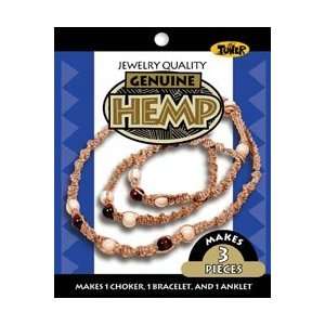   Hemp Jewelry Kits Wood Bead 850H 73; 3 Items/Order