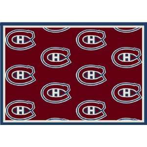  NHL Team Repeat Rug   Montreal Canadians: Home & Kitchen