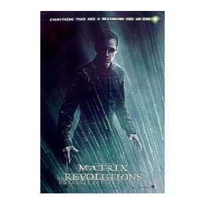  Matrix Revolutions Keanu Reeves Neo 27X39 Movie Poster 