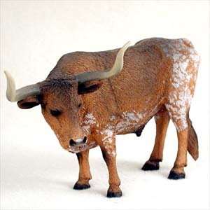  Long Horn Steer Figurine