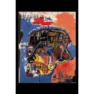  Untitled (Skull), Magnet by Jean Michel Basquiat, 2x3: Home & Kitchen