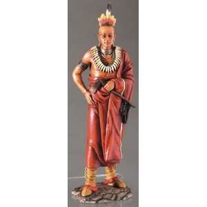 Indian Bear Claw Warrior   Collectible Figurine Statue Sculpture Model 