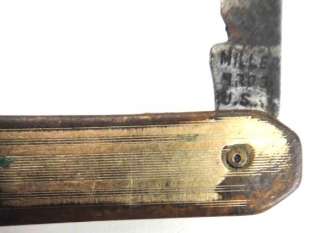 antique early MILLER POCKET KNIFE u.s.a.  