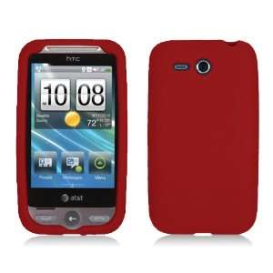  HTC FREESTYLE F5151   RED SOFT SILICONE SKIN CASE Cell 