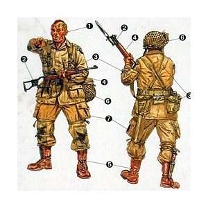  1/72 WWII US Paratroopers Toys & Games