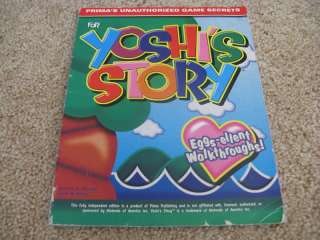 YOSHIS STORY Prima Strategy Guide   Nintendo 64 086874511774  