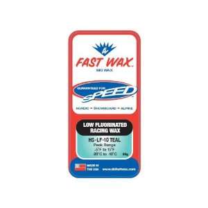    Fast Wax Low Fluorinated Ski Wax Teal 80g