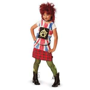  80s Punk Child Costume Large (10 12) Toys & Games