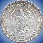 1936 A Germany 5 Mark Silver Coin (13.