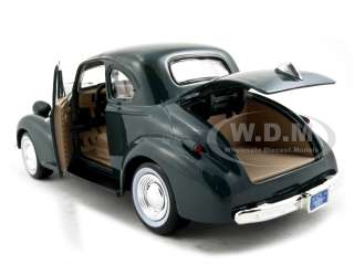   car model of 1939 Chevrolet Coupe Green die cast car by Motormax