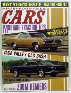 Vintage Hi Performance Cars Magazine February 1966  
