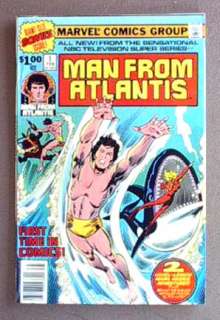 Man From Atlantis #1 1970s TV Comic Patrick Duffy  