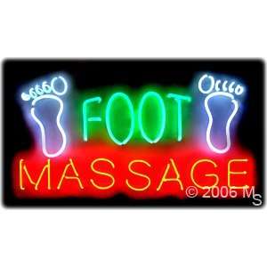 Neon Sign   Foot Massage   Extra Large: Grocery & Gourmet Food