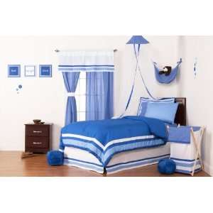  Simplicity Blue Bedding Set Blue: Home & Kitchen