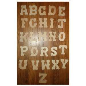  Wood Alphabet Letters: Home & Kitchen