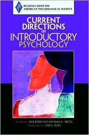 Current Directions in Introductory Psychology, (0205579574 