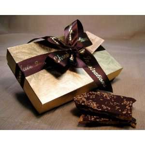 lb Vegan & Gluten Free Coconut Brittle Elegant Gold Box  