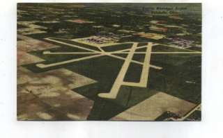 OH VANDALIA OHIO 1950 Postcard DAYTON AIRPORT  