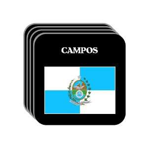  Rio de Janeiro   CAMPOS Set of 4 Mini Mousepad Coasters 