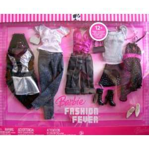  Barbie Fashion Fever Dolls Cloth Assortment Set (12 