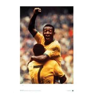  Pele   1970 World Cup Final   Autographed 420mm x 594mm 