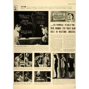  1942 Ad Posture Week S H Camp Anatomical Supports World War II 