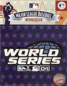 2004 MLB WORLD SERIES PATCH BOSTON RED SOX & CARDINALS  