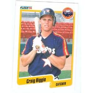  1990 fleer #224 Graig Biggio card: Sports & Outdoors