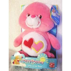   2002 Care Bears 8 Plush Love A Lot Bear Bean Bag Doll: Toys & Games