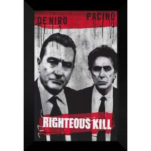 Righteous Kill 27x40 FRAMED Movie Poster   Style A 2008 
