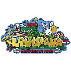  Louisiana Magnet 2D Word Design