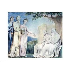   Book of Job; Job accepting Charity, 1825   Poster by William Blake