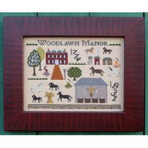  Woodlawn Manor   Cross Stitch Pattern: Arts, Crafts 