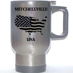  US Flag   Mitchellville, Maryland (MD) Stainless Steel Mug 