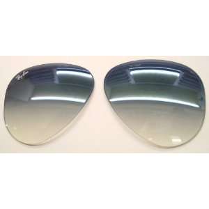   Aviator 55mm Lens Size   lenses are Authentic Ray Ban Safety Toughened